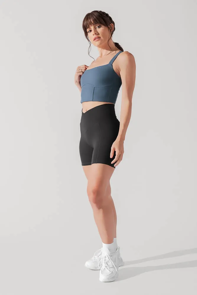 Daphne Corset Crop Top - Indigo Teal sold by POPFLEX product image thumbnail 4