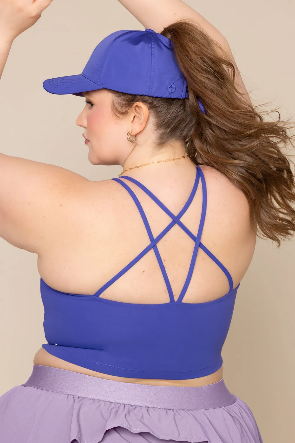 Cleo Corset Crop Bralette - Iris sold by POPFLEX