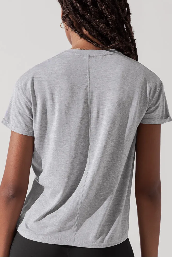 The Perfect Tee - Heather Grey sold by POPFLEX product image thumbnail 4