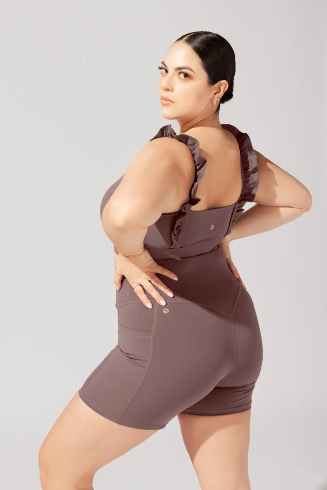 Romance Ruffle Bra - Peppercorn sold by POPFLEX product image thumbnail 3