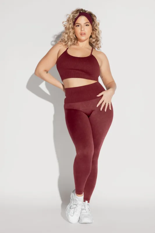 Supersculpt™ Seamless Leggings - Garnet sold by POPFLEX