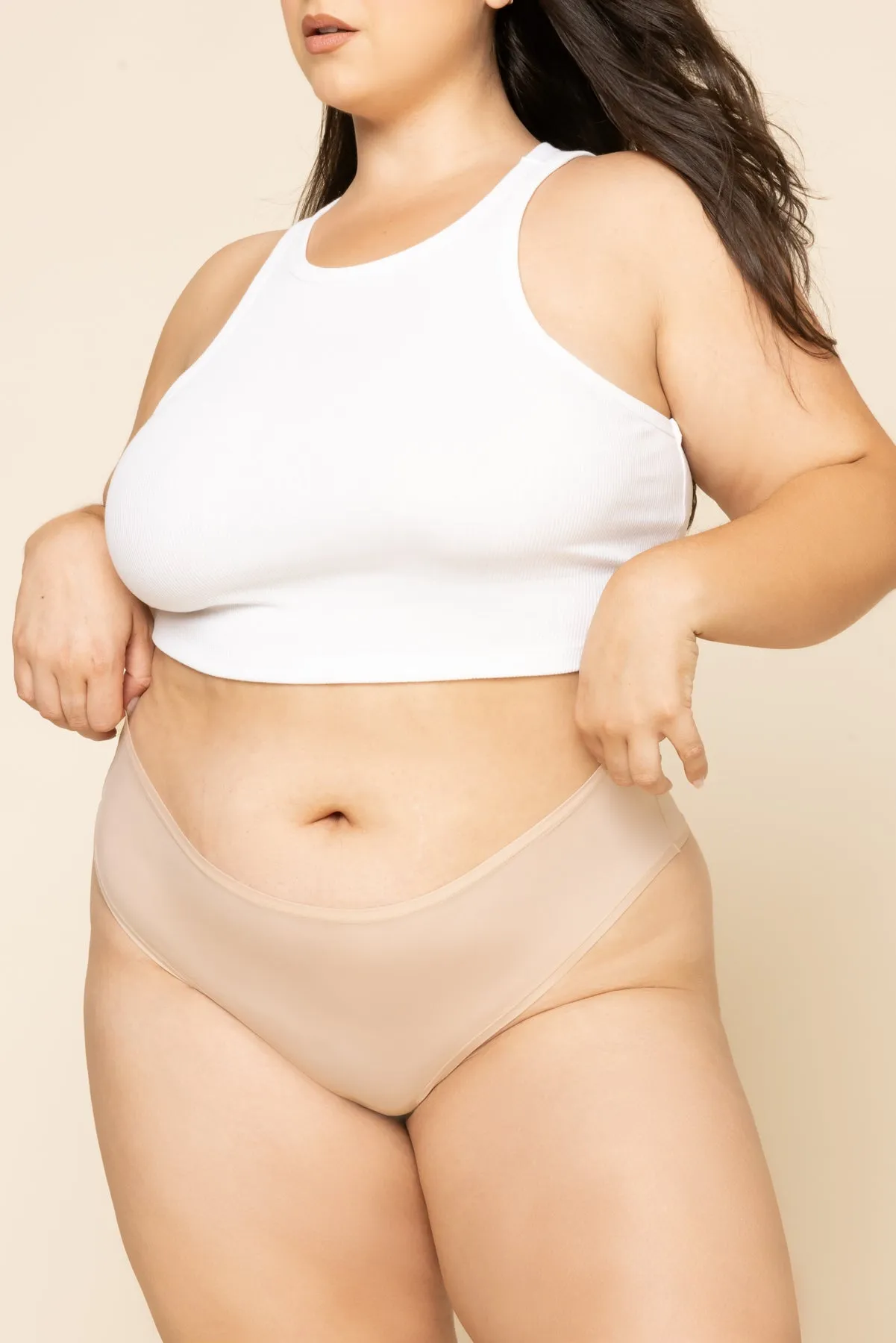 Next to Nothing Thong Panty - Rose Beige sold by POPFLEX product image thumbnail 2