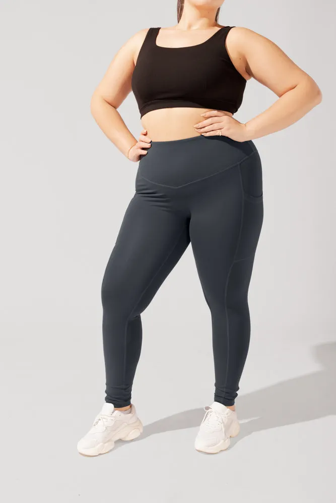 Supersculpt™ Legging with Pockets - Smoky Grey sold by POPFLEX product image thumbnail 2