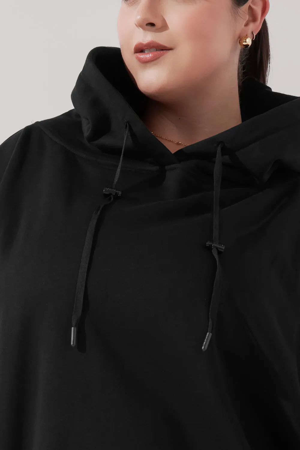 Long Cloud Hoodie - Black sold by POPFLEX product image thumbnail 2