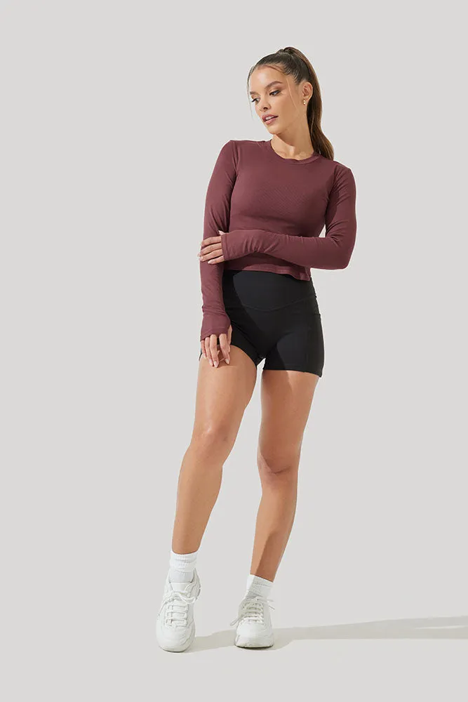 Refine Long Sleeve Top - Rose Clay sold by POPFLEX product image thumbnail 4