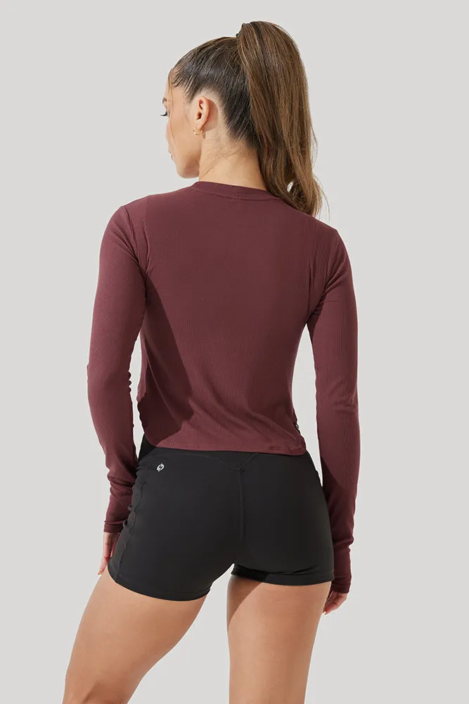 Refine Long Sleeve Top - Rose Clay sold by POPFLEX product image thumbnail 5