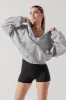 Zip Cloud Hoodie - Heather Grey sold by POPFLEX