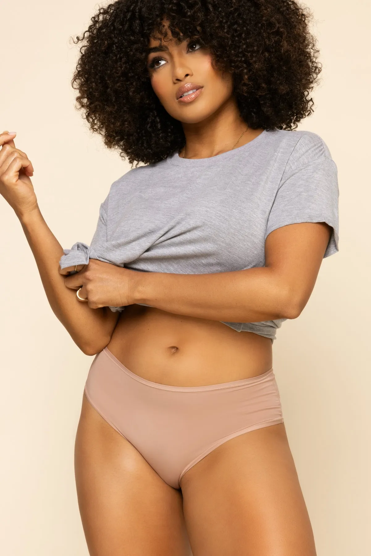 Next to Nothing Higher Rise Cheeky Panty - Tuscany sold by POPFLEX