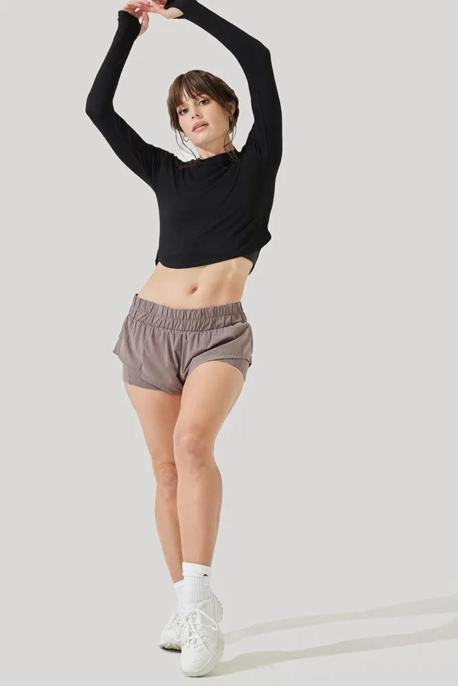 Refine Long Sleeve Top - Black sold by POPFLEX product image thumbnail 5