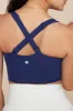 Daphne Corset Crop Top - Sapphire sold by POPFLEX