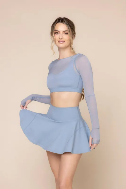 Twirl Skort - Blue Storm sold by POPFLEX