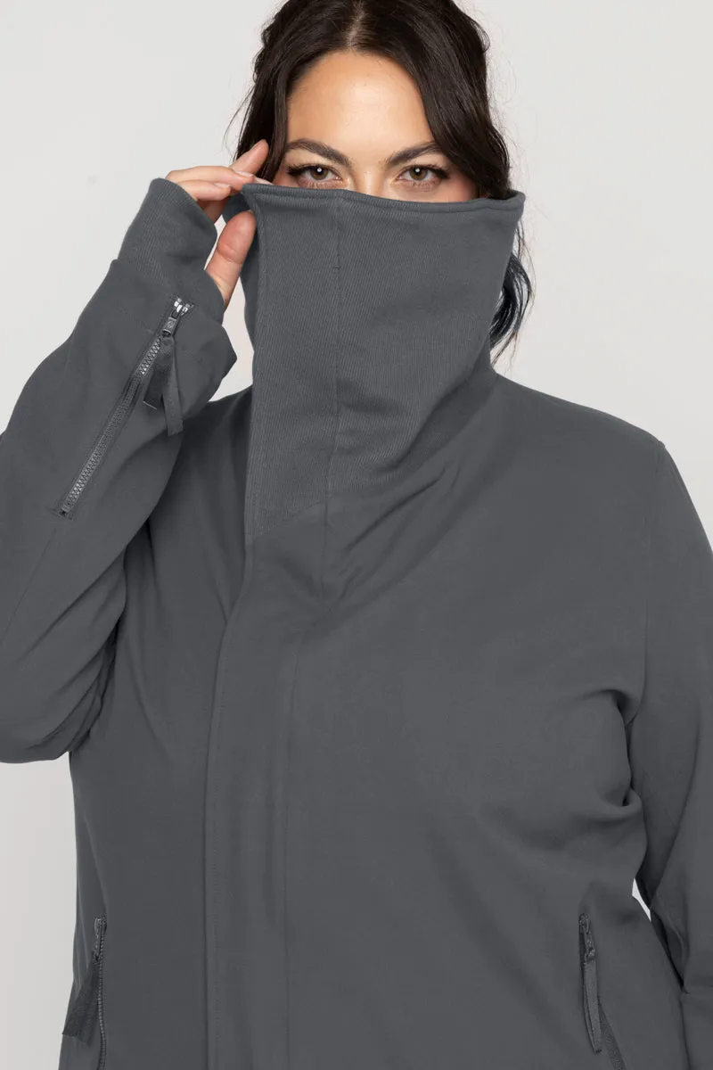 Heart Racer Moto Jacket - Raincloud sold by POPFLEX product image thumbnail 4