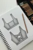 Corset Bra - Dusty Mauve sold by POPFLEX