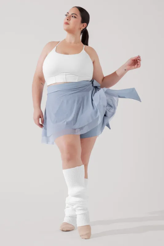 Juliet Wrap Skort - Blue Storm sold by POPFLEX
