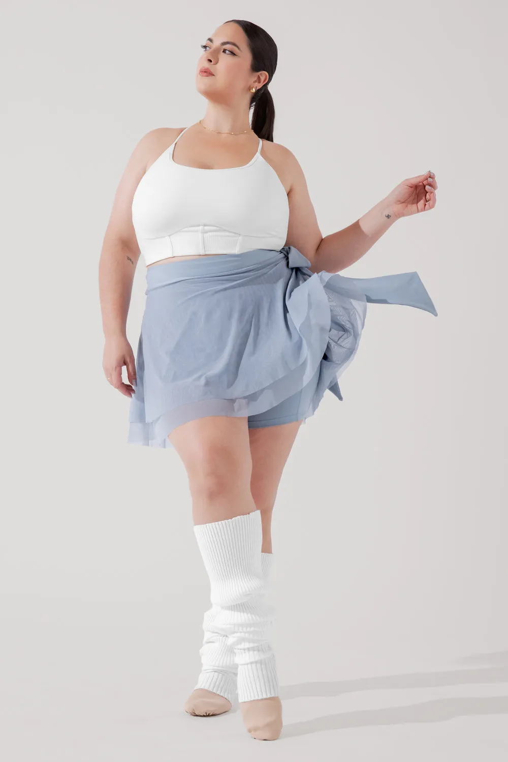 POPFLEX Juliet Wrap Skort Blue Storm Parallel