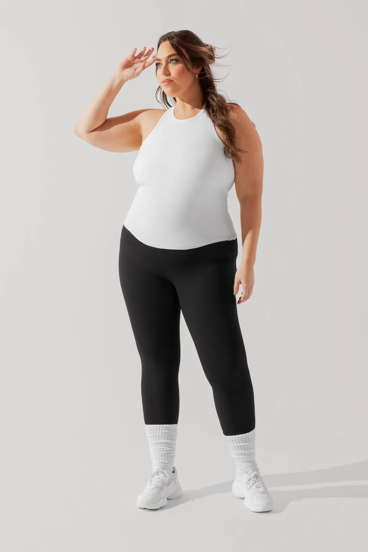 Not Your Typical Tank (Built-in Bra) - White sold by POPFLEX product image thumbnail 5