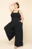 Go With The Flow Jumpsuit - Black sold by POPFLEX