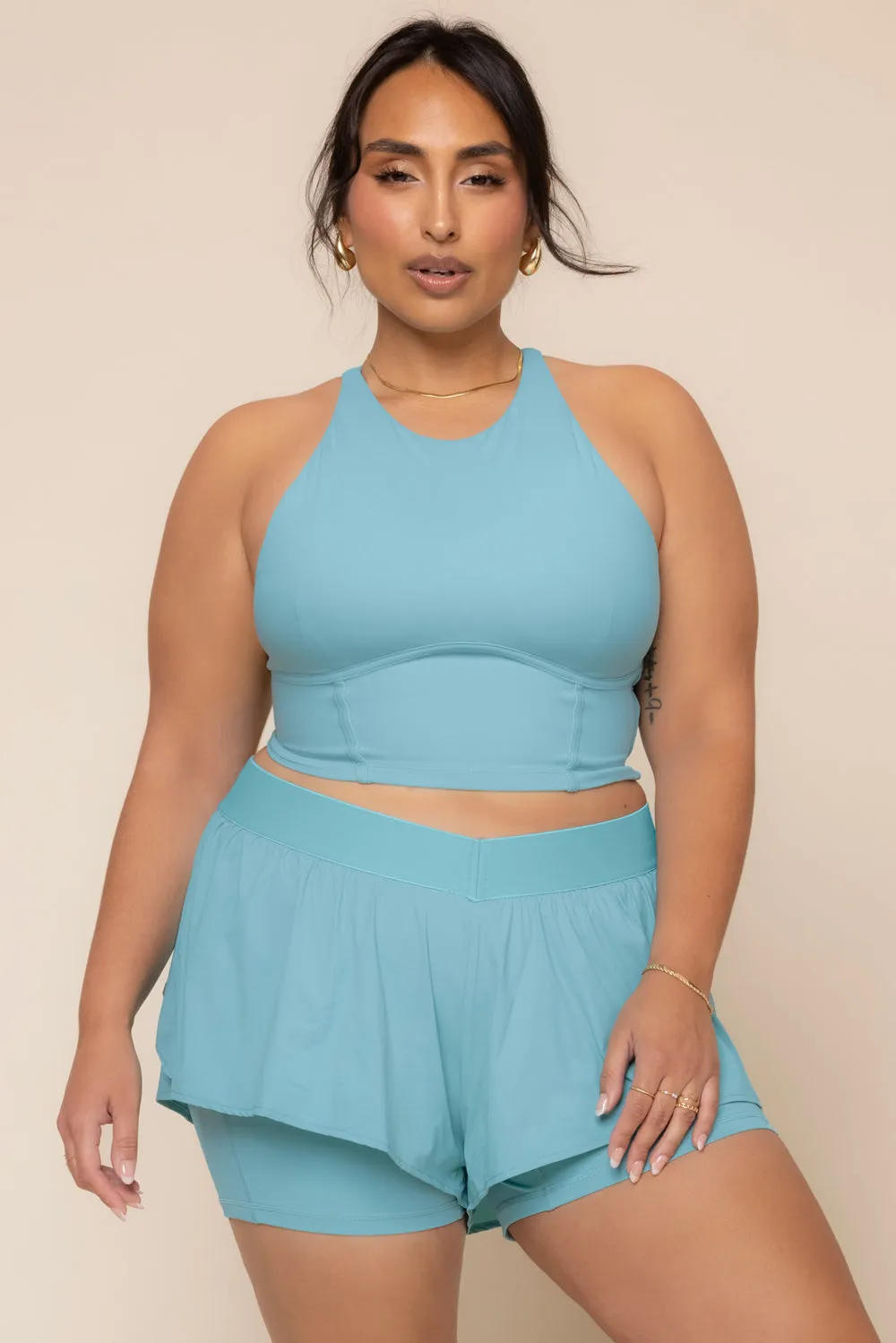 Cleo Corset Crop Bralette - Oasis sold by POPFLEX product image thumbnail 4