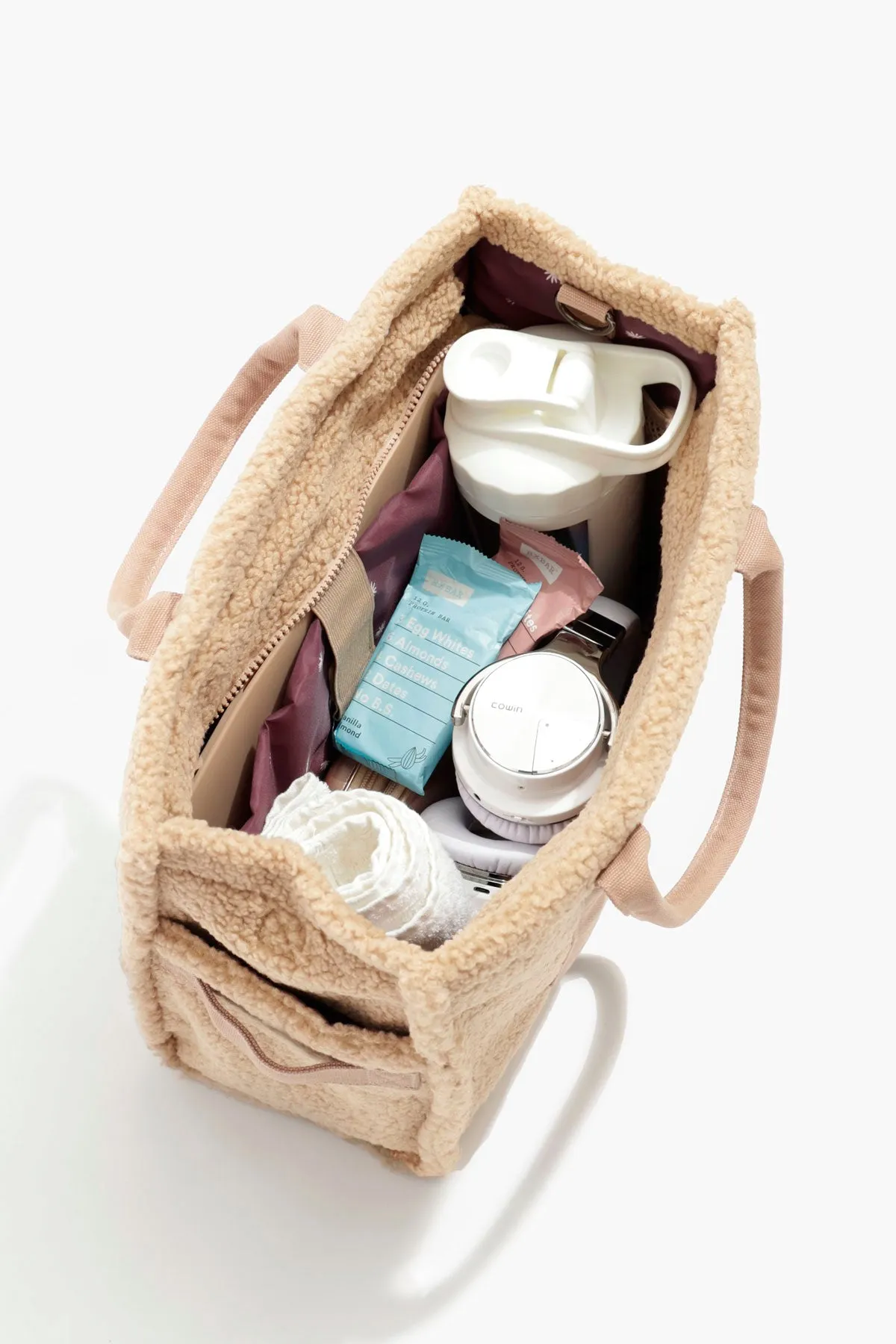 Sherpa Sloane Tote - Brown Bear sold by POPFLEX product image thumbnail 4