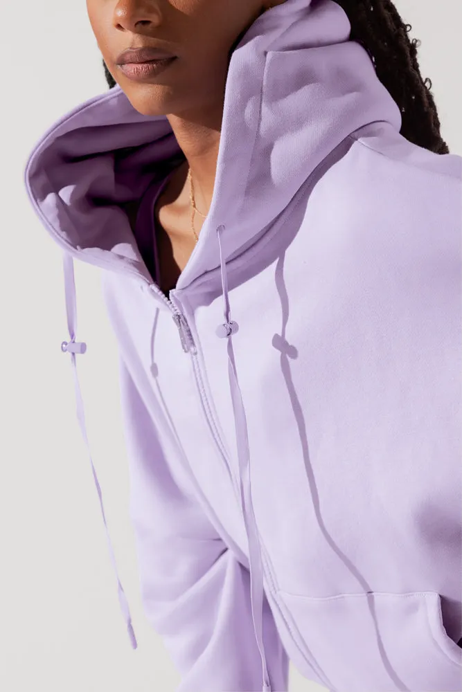 Zip Cloud Hoodie - Digital Lavender sold by POPFLEX product image thumbnail 5