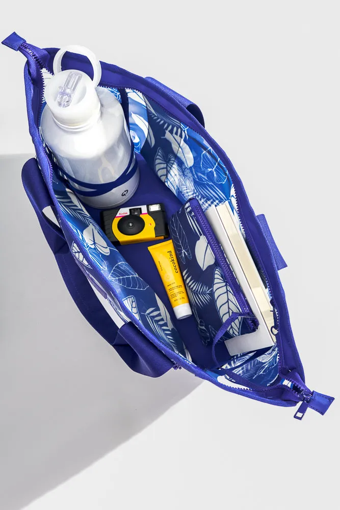 Big Beach Carryall Bag - Blue Palm sold by POPFLEX product image thumbnail 5