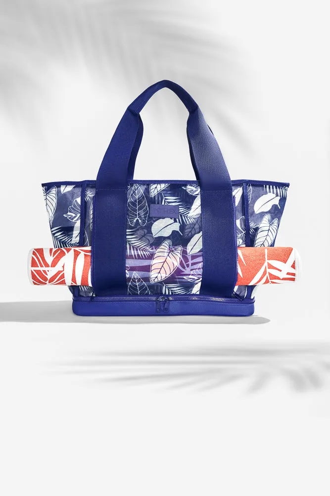 Big Beach Carryall Bag - Blue Palm sold by POPFLEX product image thumbnail 2