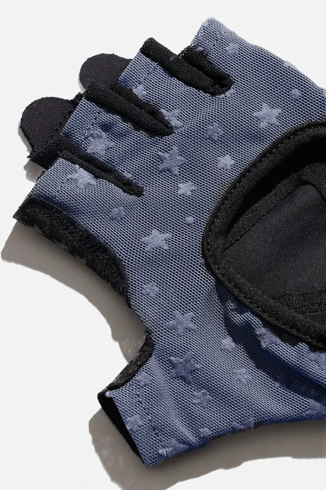 Luxe Mesh Training Gloves - Navy Stars sold by POPFLEX product image thumbnail 3