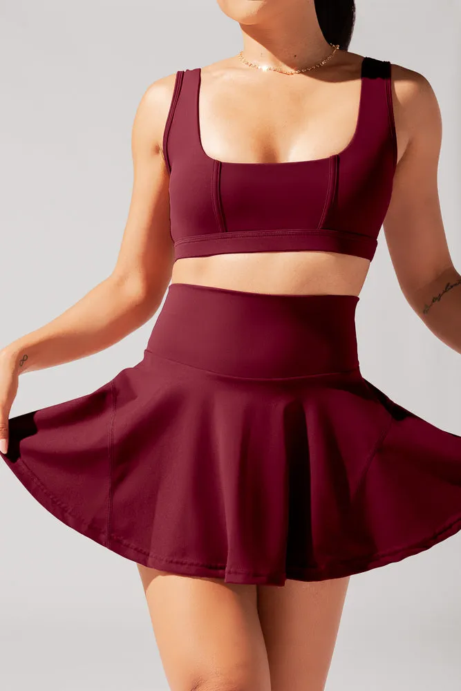 Twirl Skort - Crimson sold by POPFLEX product image thumbnail 5
