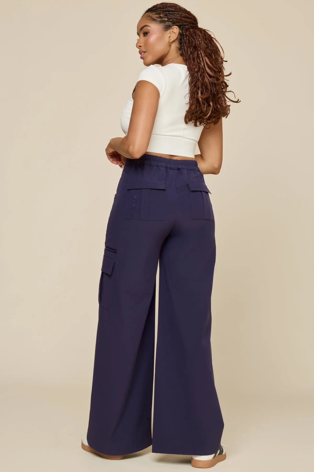 Y2K Cargo Pant - French Navy sold by POPFLEX product image thumbnail 3