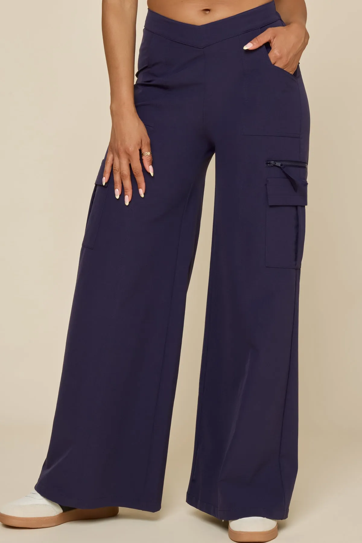 Y2K Cargo Pant - French Navy sold by POPFLEX product image thumbnail 4