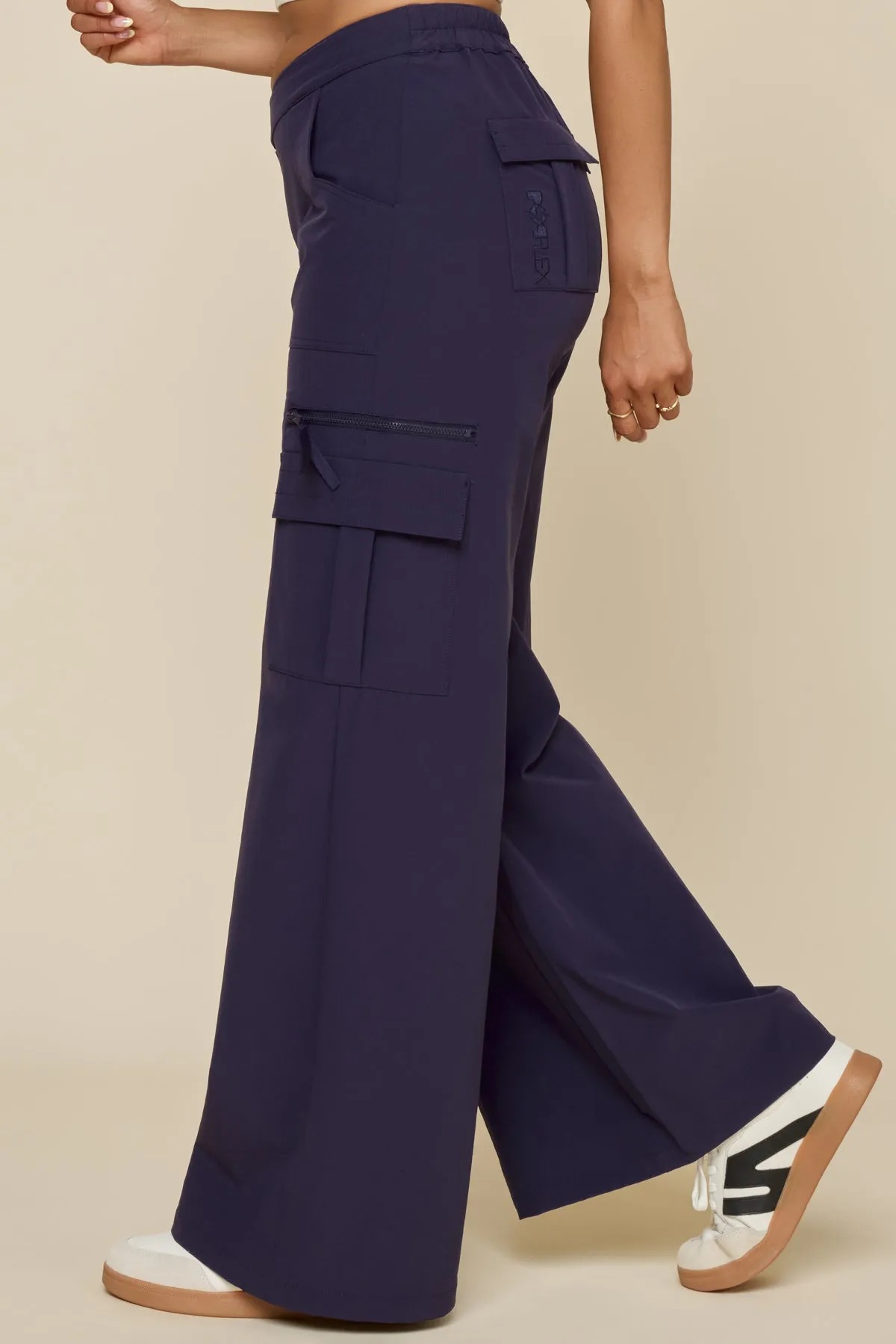 Y2K Cargo Pant - French Navy sold by POPFLEX product image thumbnail 5