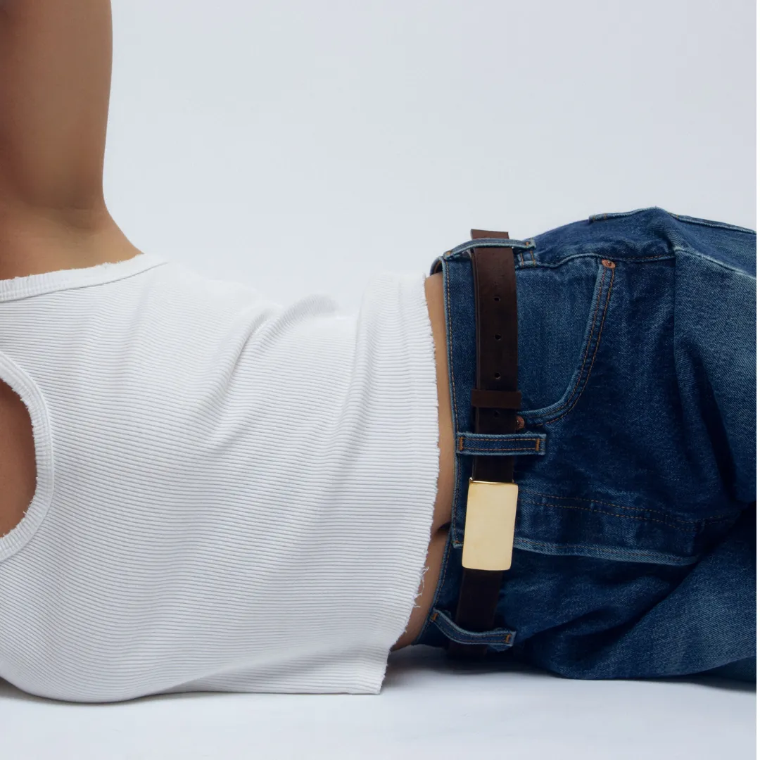 PLATE BELT GOLD CHOCOLATE sold by Heaven Mayhem product image thumbnail 4