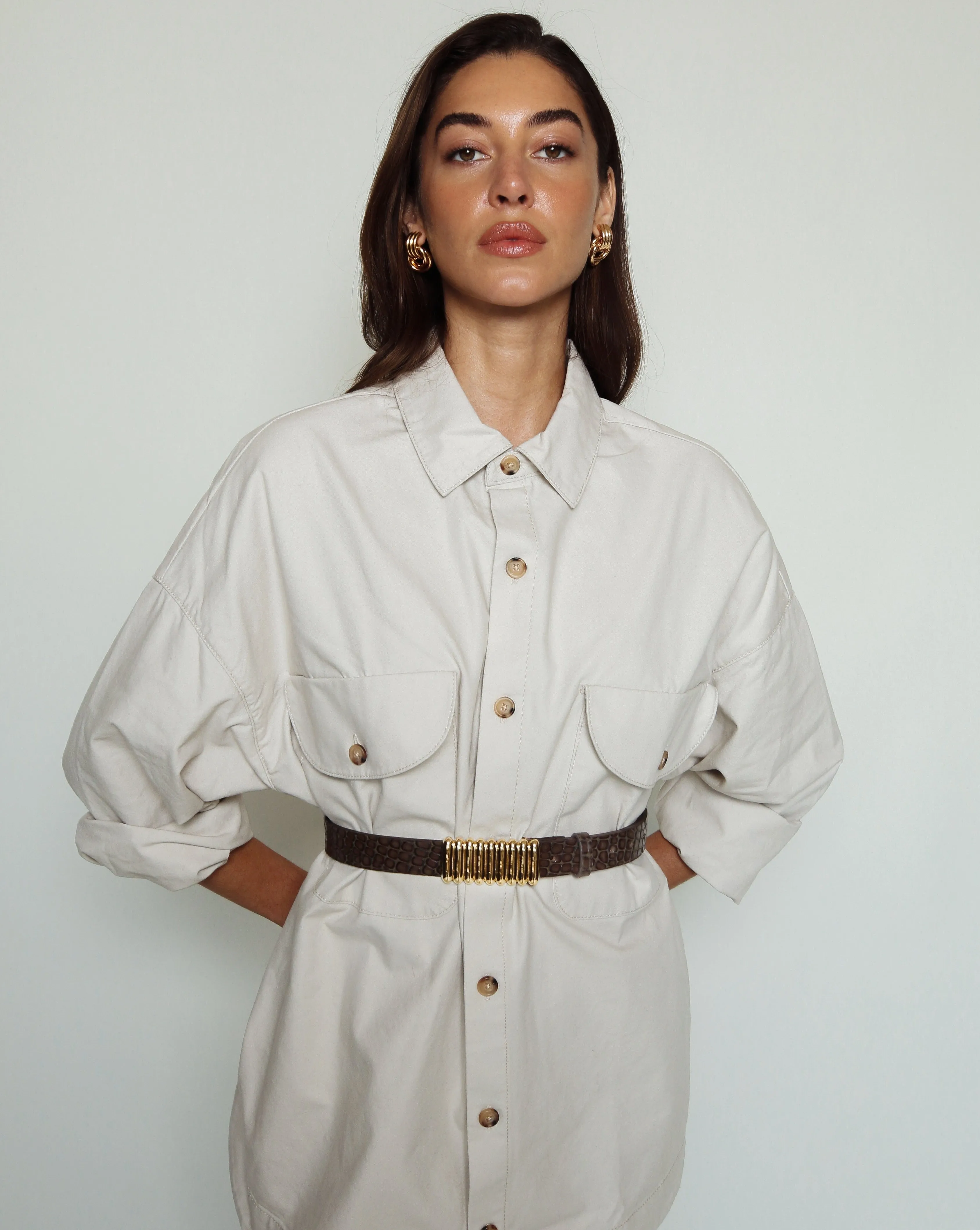 SILK BELT BROWN PEBBLE sold by Heaven Mayhem product image thumbnail 4