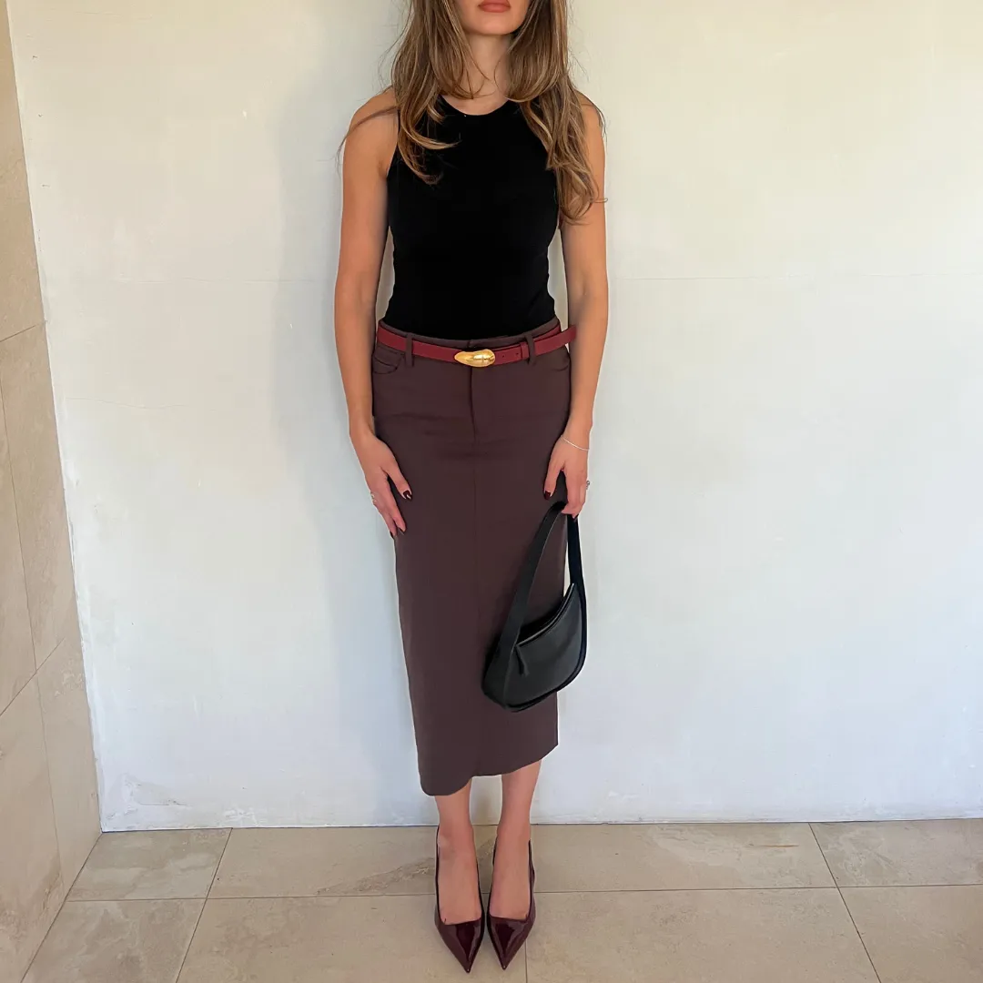 BEAN BELT BURGUNDY GOLD sold by Heaven Mayhem product image thumbnail 5