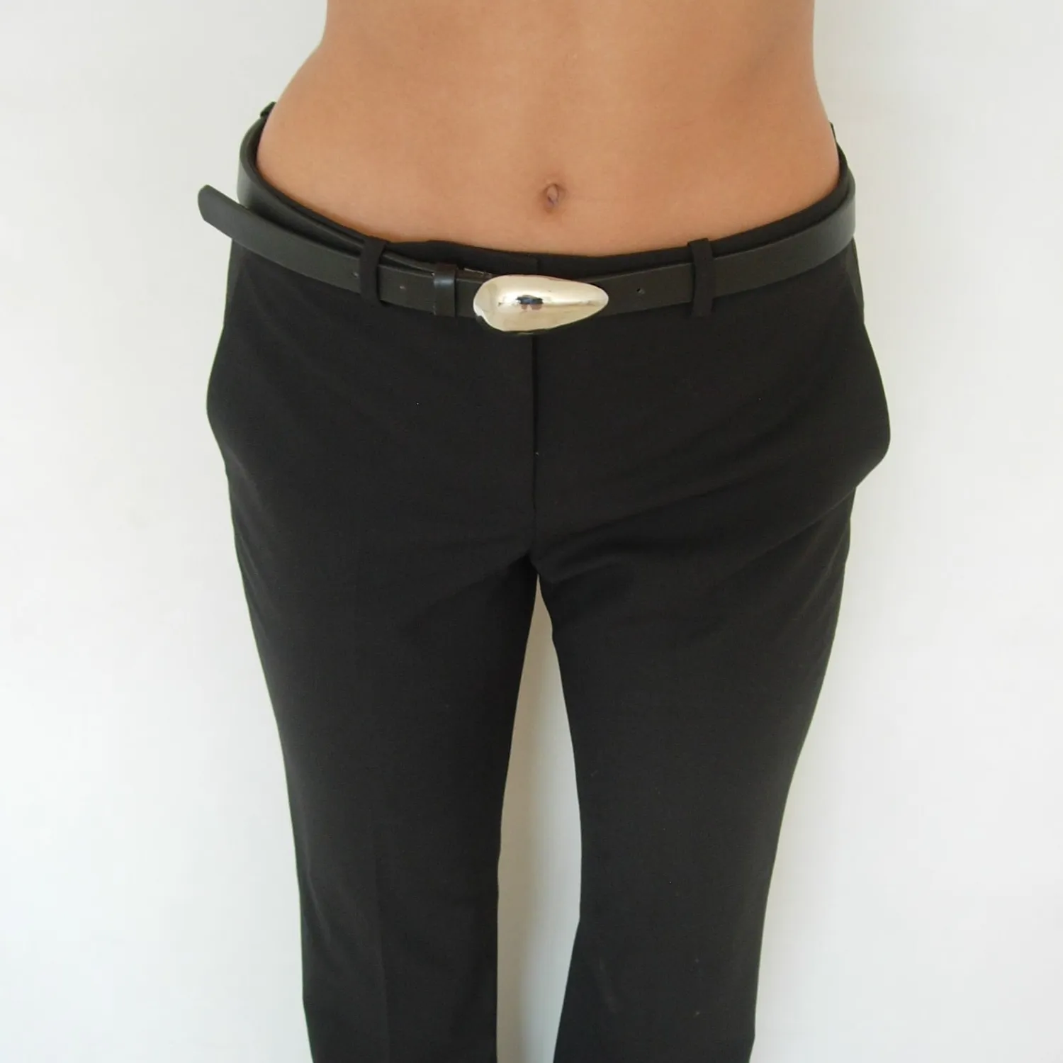 BEAN BELT BLACK SILVER sold by Heaven Mayhem product image thumbnail 3