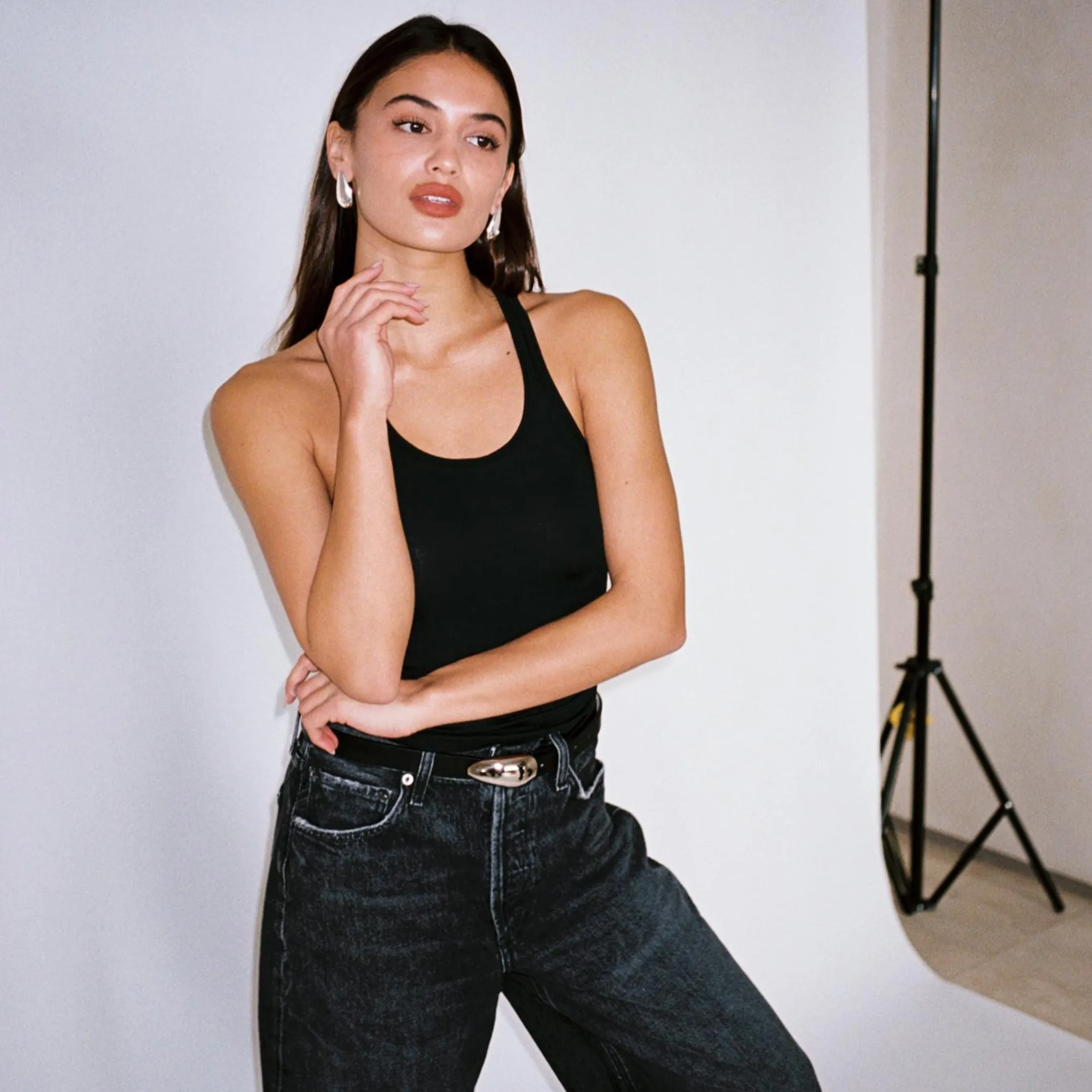 BEAN BELT BLACK SILVER sold by Heaven Mayhem product image thumbnail 5