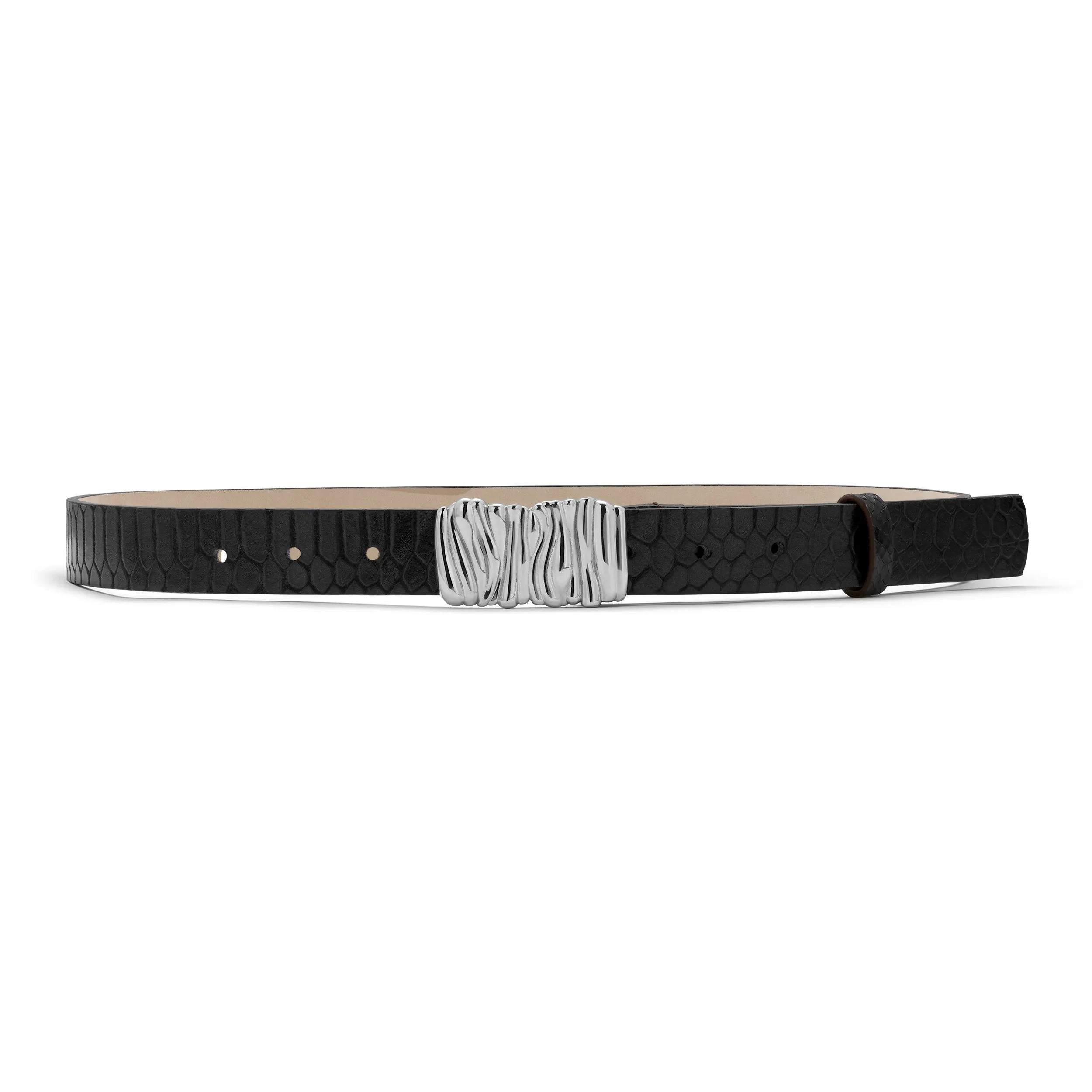 GAIA BELT BROWN CROC sold by Heaven Mayhem
