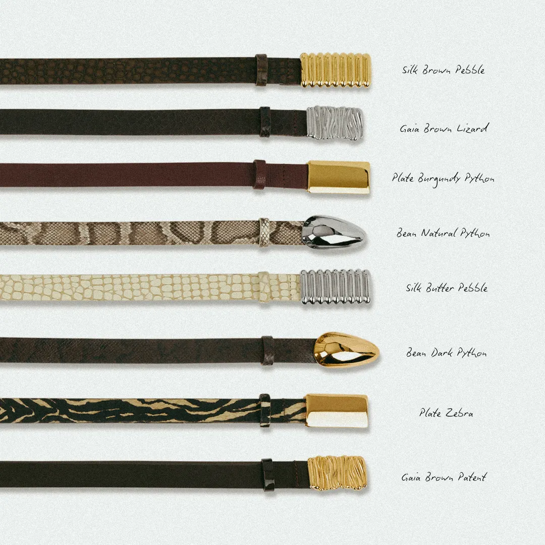 GAIA BELT BROWN PATENT sold by Heaven Mayhem product image thumbnail 5