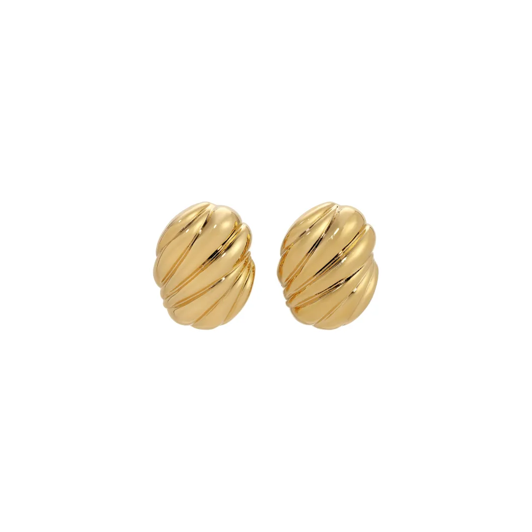 HIVE GOLD CLIP-ON EARRINGS sold by Heaven Mayhem