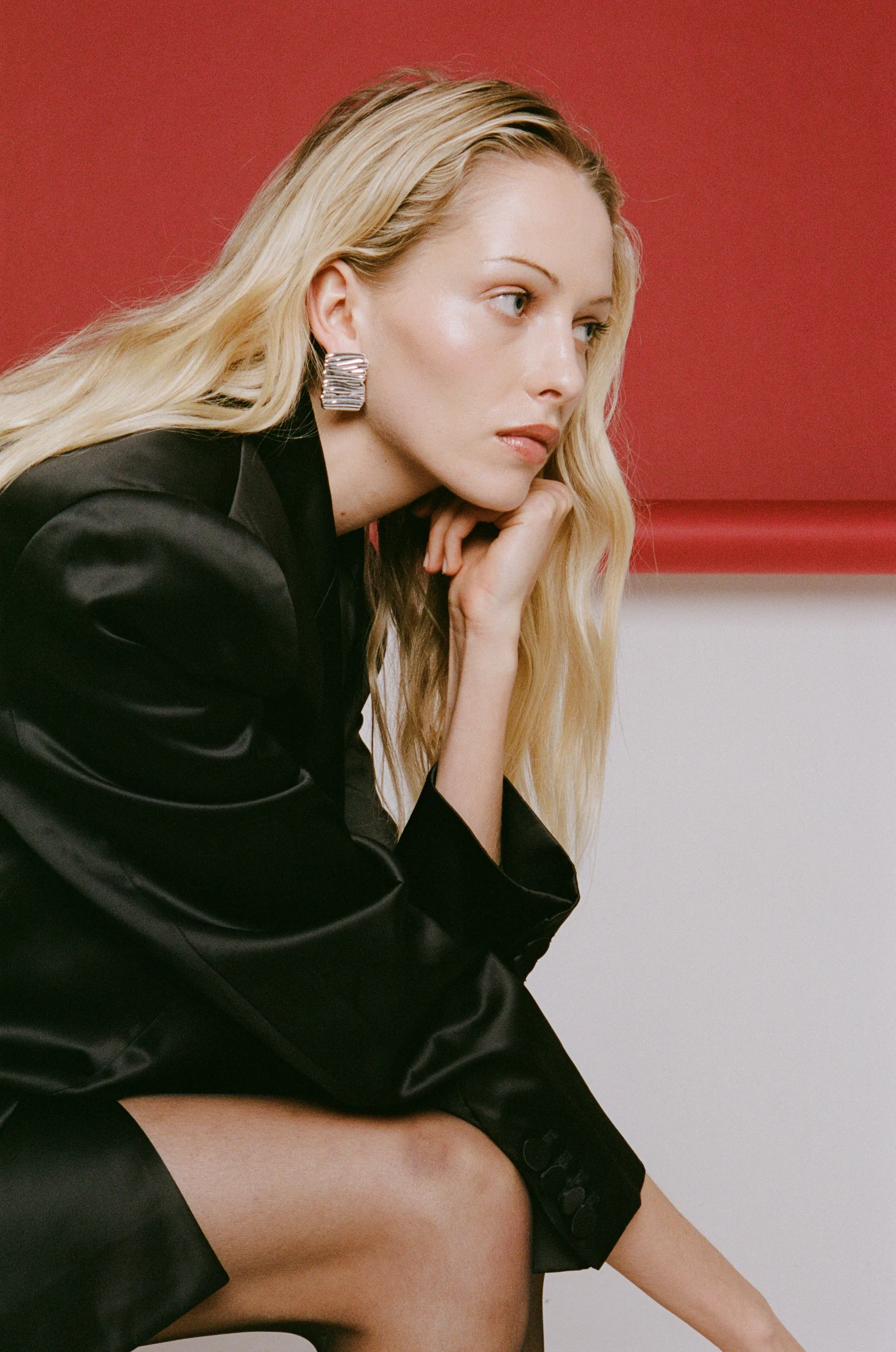 GAIA EARRINGS SILVER sold by Heaven Mayhem product image thumbnail 2