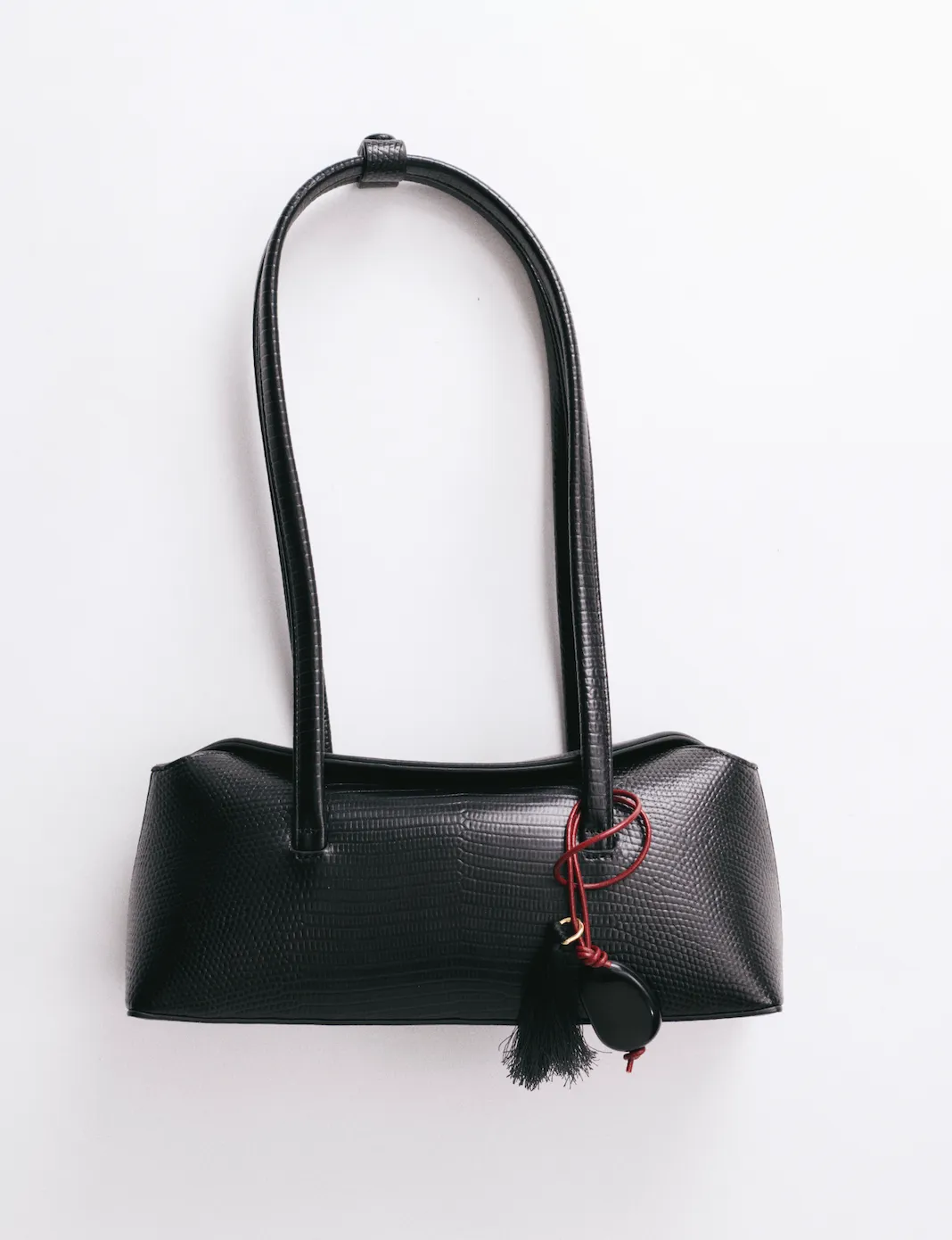 Mini Chrystie Bag - Reptile Noir With Charm sold by Heaven Mayhem