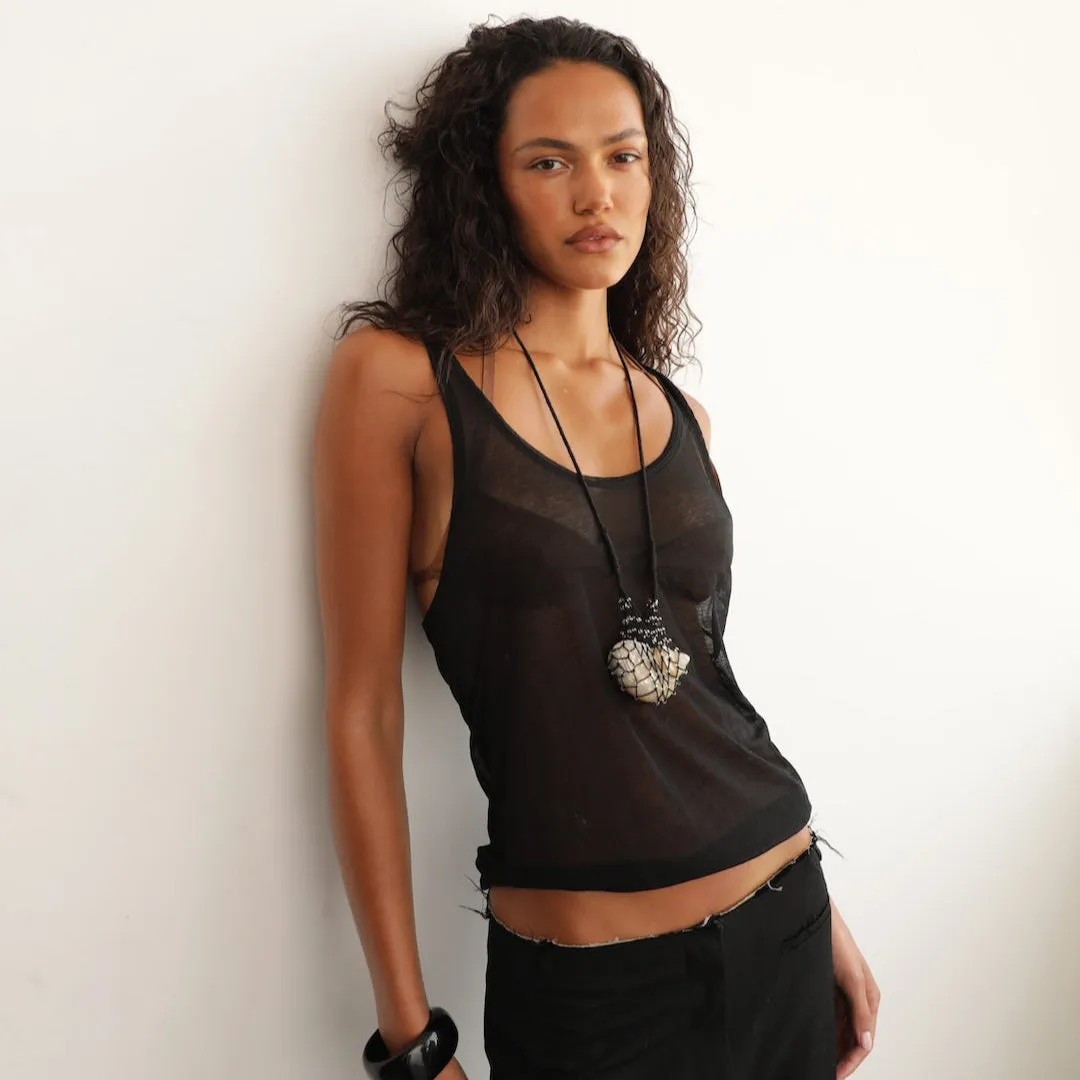 BUNDLE NECKLACE BLACK SHELL sold by Heaven Mayhem product image thumbnail 5