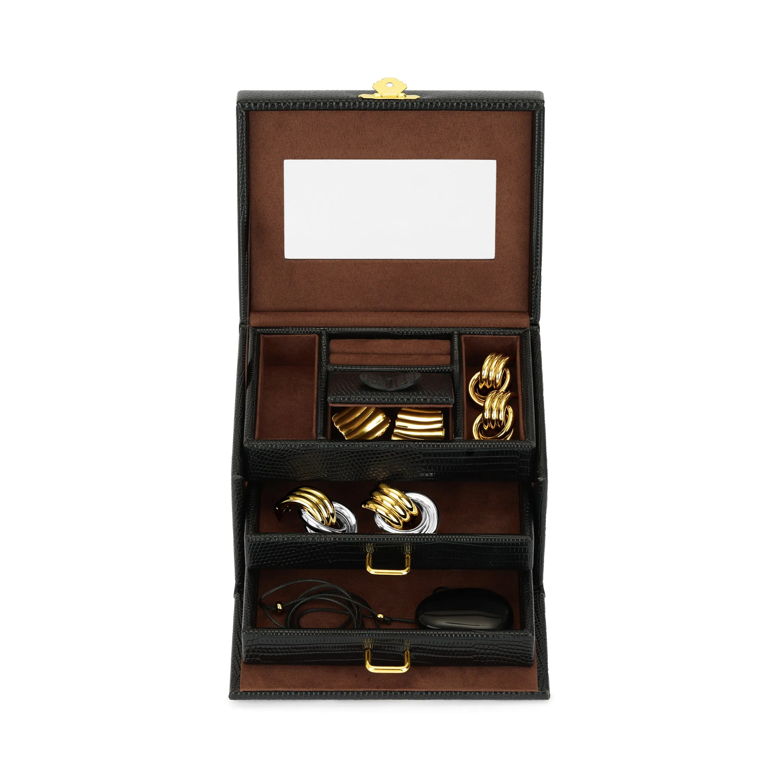 VINTAGE JEWELRY TRAVEL CASE sold by Heaven Mayhem product image thumbnail 2