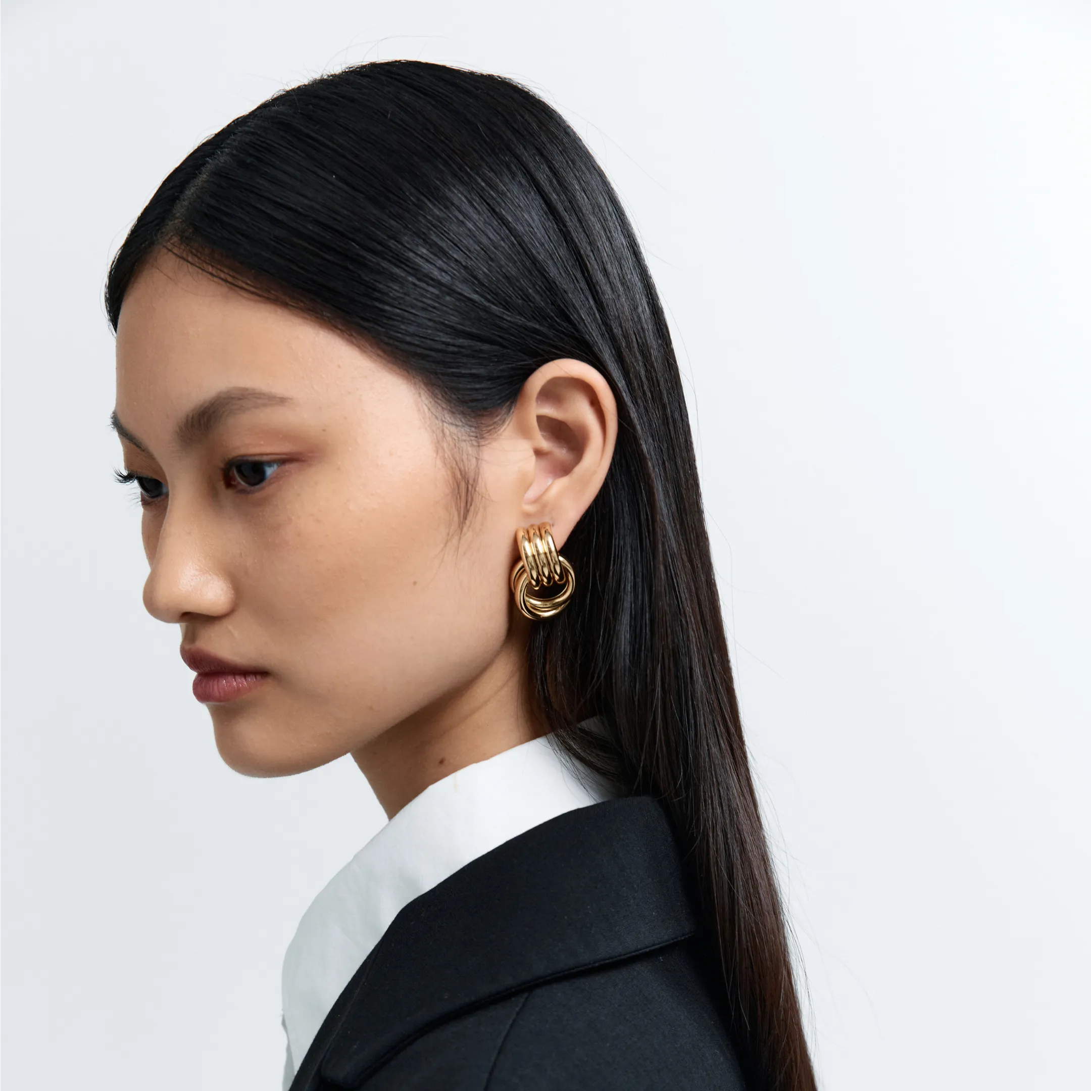 MINI KNOT EARRINGS sold by Heaven Mayhem product image thumbnail 5