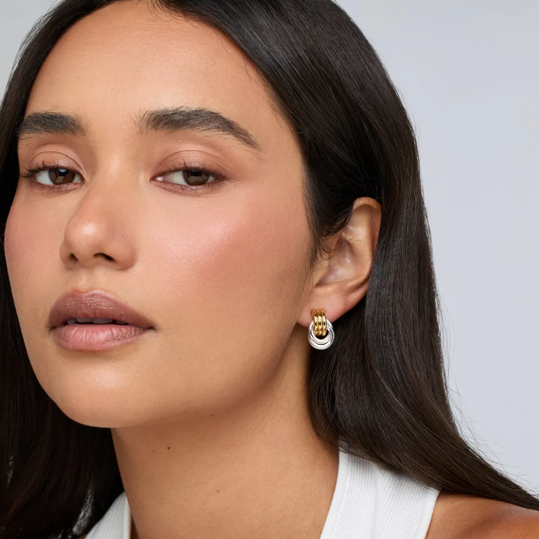 MICRO KNOT EARRINGS sold by Heaven Mayhem product image thumbnail 4