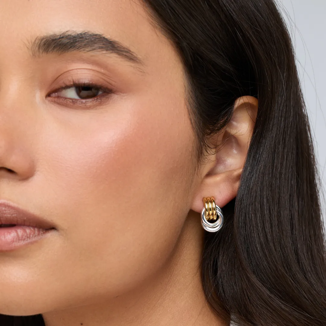 MICRO KNOT EARRINGS sold by Heaven Mayhem product image thumbnail 5