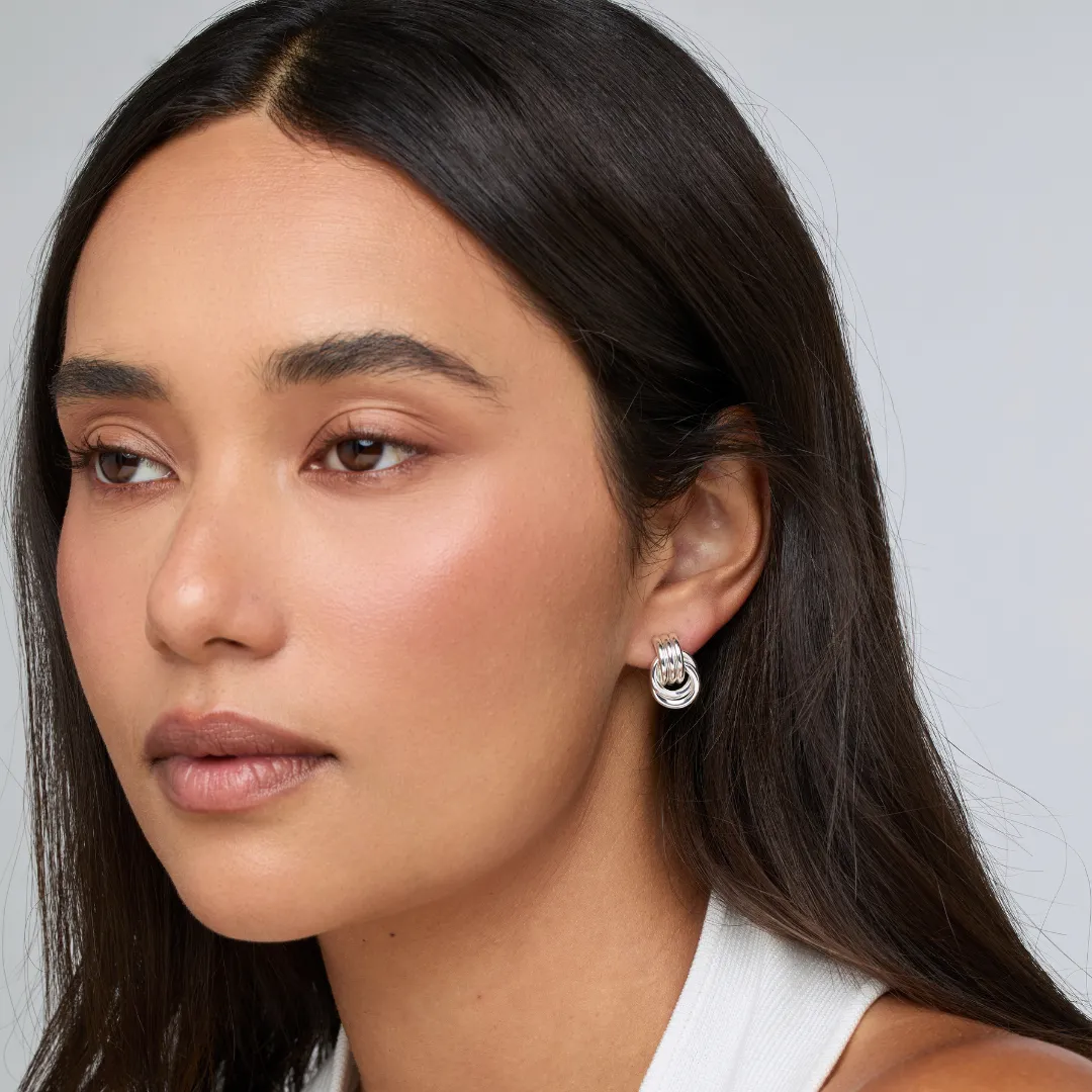 MICRO KNOT EARRINGS sold by Heaven Mayhem product image thumbnail 2