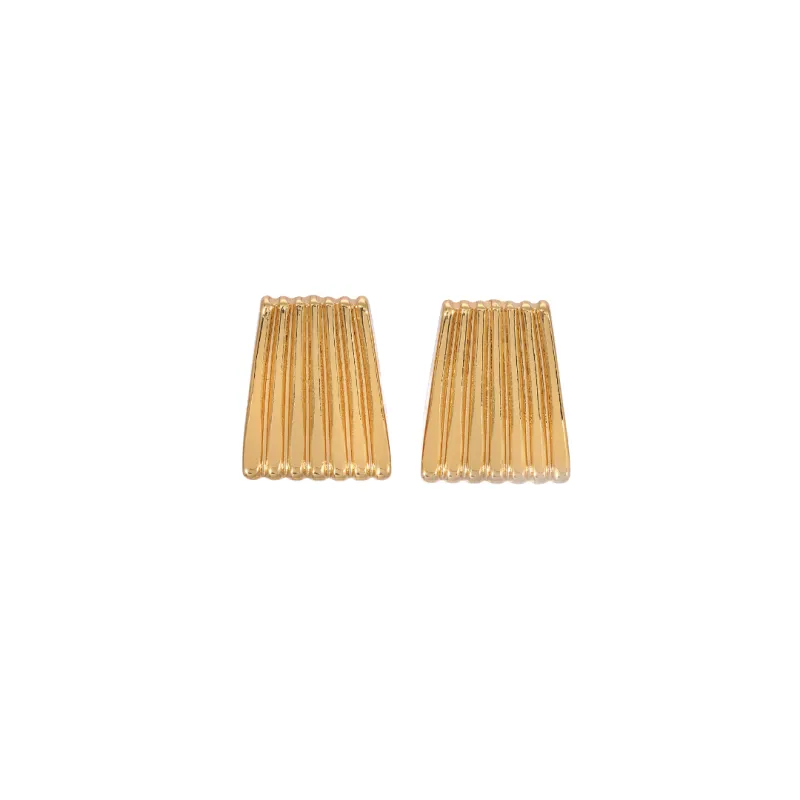 FREE COLLECTIBLE: RIBBED GOLD EARRINGS sold by Heaven Mayhem