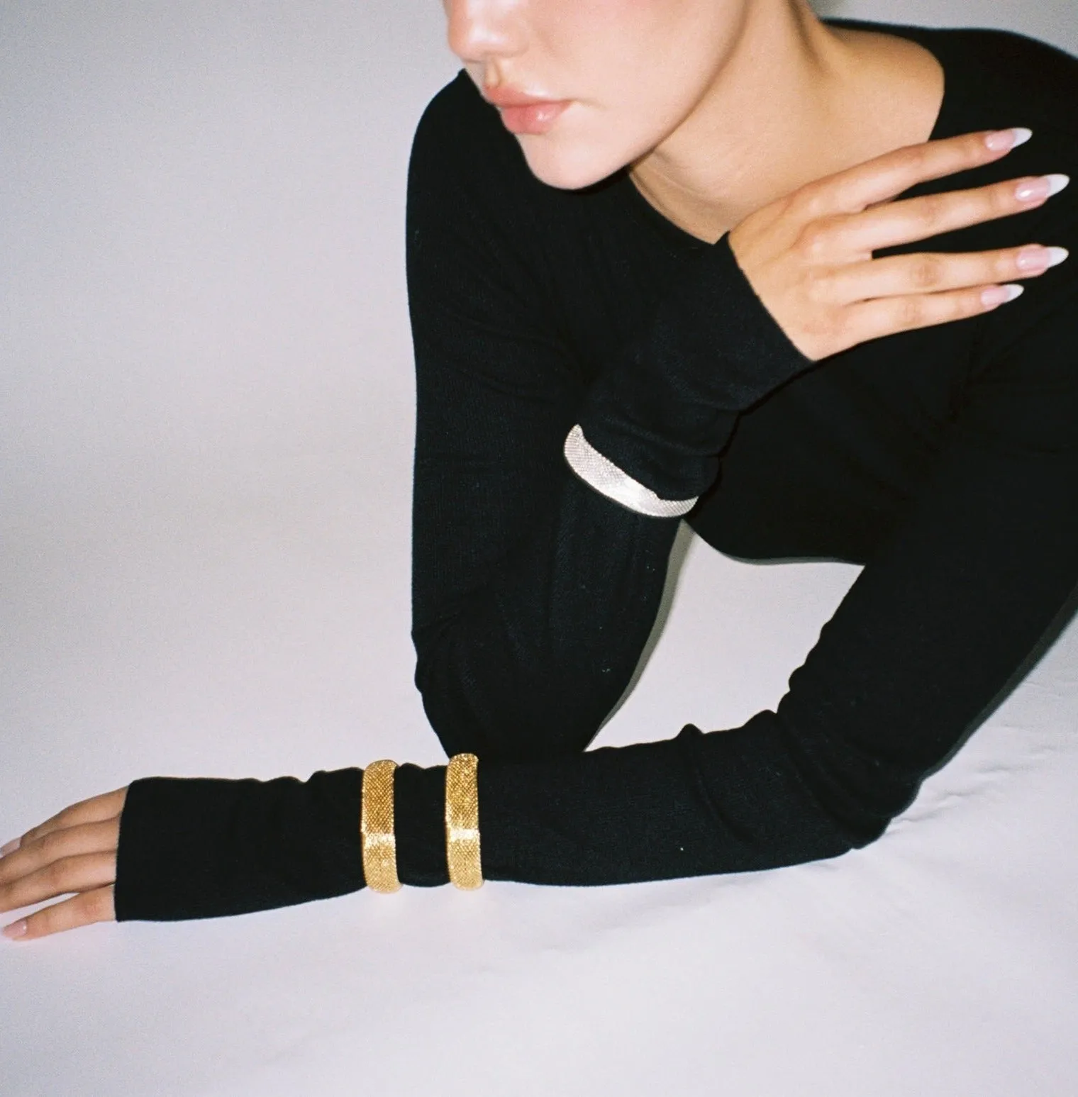 WOVEN BRACELET GOLD sold by Heaven Mayhem product image thumbnail 3