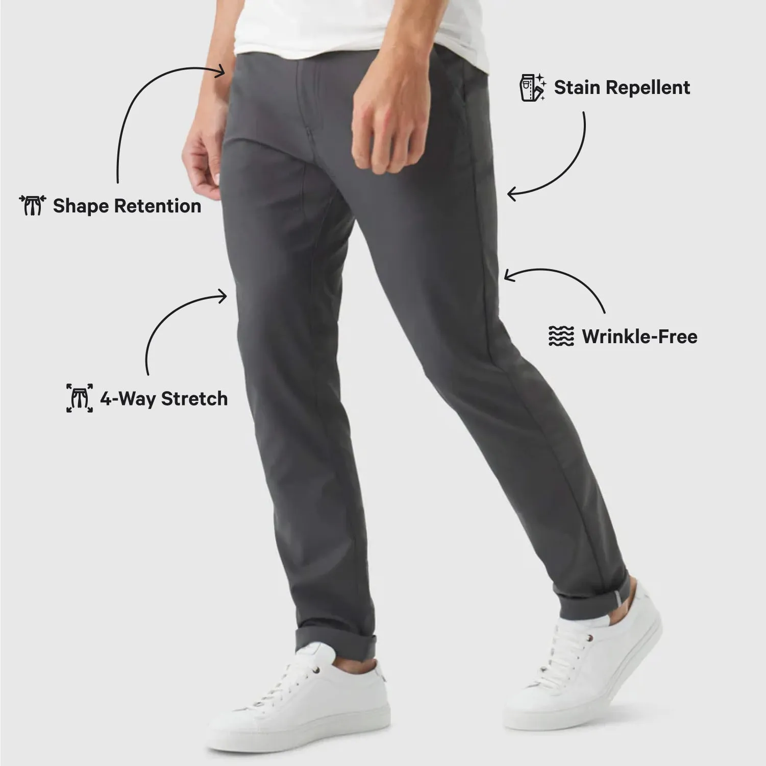 Jetsetter Tech Pant Straight Fit 3-Pack sold by Jack Archer product image thumbnail 4